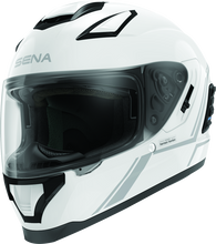 Load image into Gallery viewer, Sena Technologies Stryker Bluetooth Helmet w/ Mesh Intercom Glossy White - Small