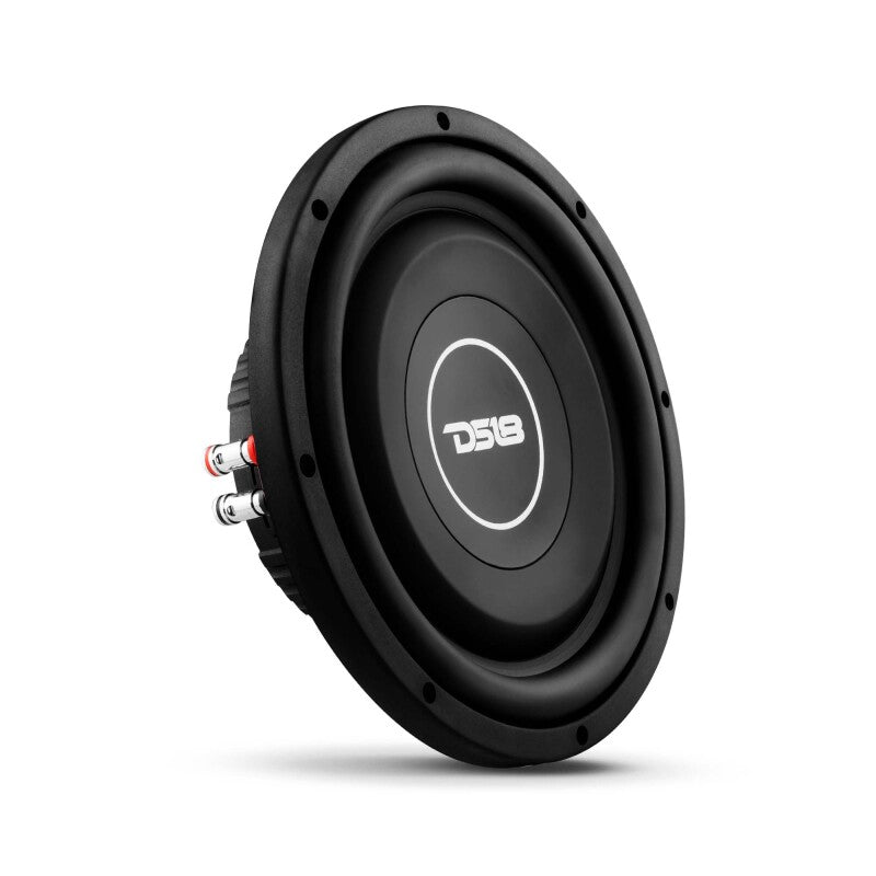DS18 10in 200 Watts RMS 4 ohm DVC Shallow Mount Subwoofer