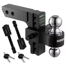 Load image into Gallery viewer, Rhino USA 8In Heavy Duty Drop Hitch - 2In (Black)