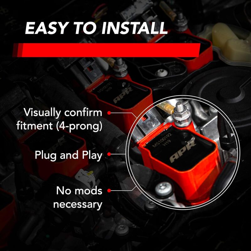 APR EA888.3/EA888.4/EA839/EA825 (MQB/MLB) 2.0T/2.9T/3.0T/4.0T Ignition Coil - Red MS100192