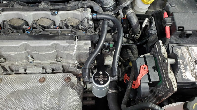 J&L 14-22 Jeep Cherokee 2.4L / 15-21 Jeep Renegade  Driver Side Oil Separator 3.0 - Clear - GTR Auto