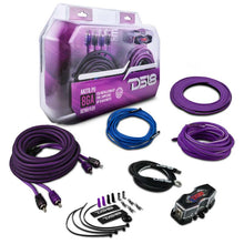 Load image into Gallery viewer, DS18 8-GA Amplifier Install Kit Advance- Purple