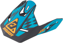 Load image into Gallery viewer, Answer AR1 Sweep Visor Black/Astana/Hyper Orange