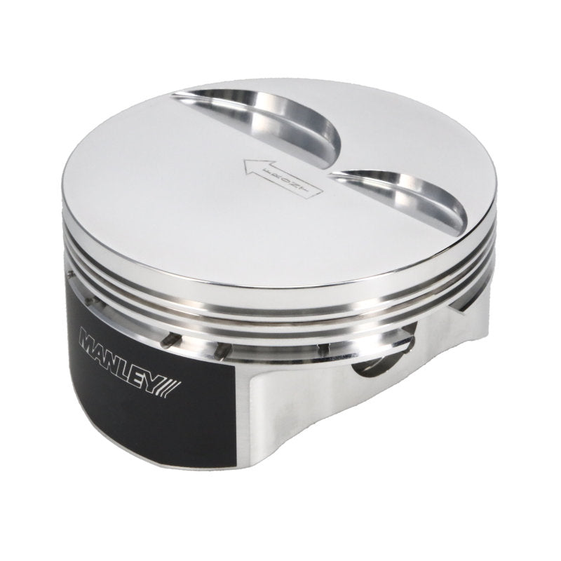 Manley Small Block Chevrolet LS Series -4cc Flat Top Piston Set - GTR Auto