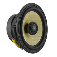 Load image into Gallery viewer, DS18 Deluxe Quality 6.5in Coaxial 150 Watts RMS 4 ohm Yellow Straw + Composite Foam Cone