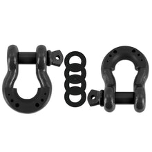 Load image into Gallery viewer, Borne Off-Road Borne D-Ring Shackle Set Black