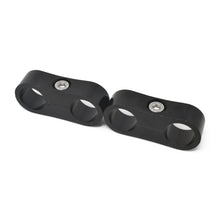 Load image into Gallery viewer, Russell Hose Separator For -12 Braided Hose Black Anodize (2 Pack)