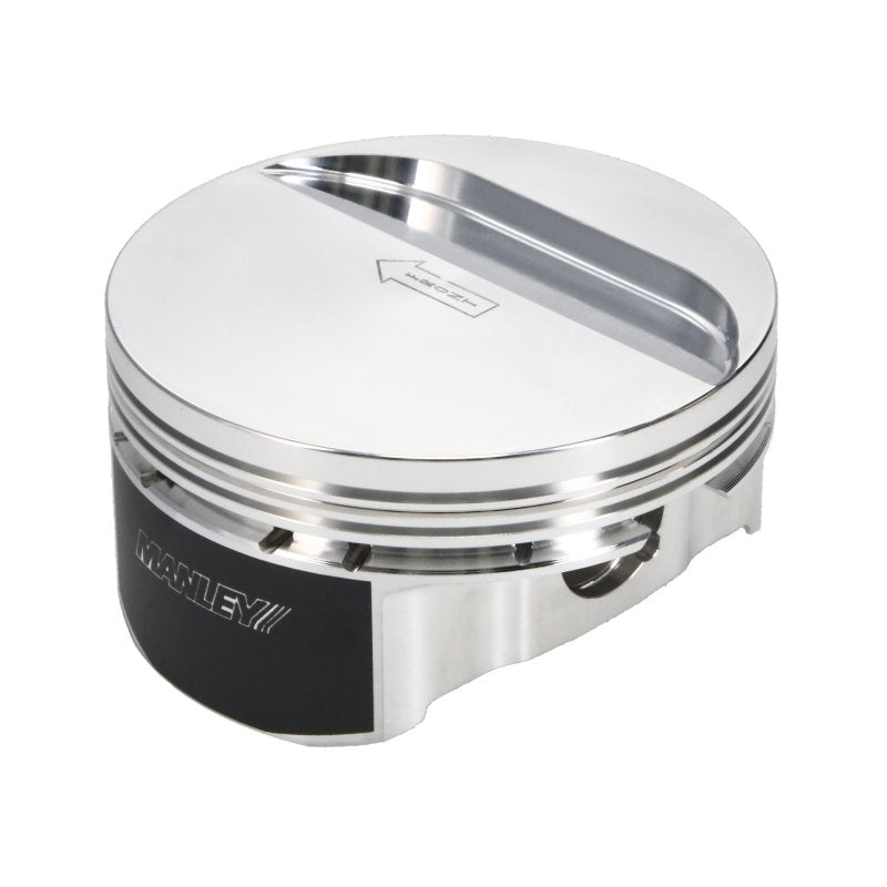 Manley Chevrolet LS Series 4.000in Stroke 4.125in Bore -5cc Flat Top Standard Pistons - Set of 8 - GTR Auto