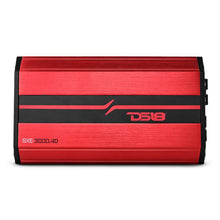 Load image into Gallery viewer, DS18 4-Channel SXE Amplifier Class D 2x 500/4ohm Bridge 4 x 320/2ohm 4 x 200/4ohm Watts RMS- Red