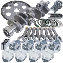 Load image into Gallery viewer, Eagle Chevy 350 1Pc 3.750in Crank 5.700in I-Beam Rods 4.040in Pistons 153 Tooth FP Balanced Assembly