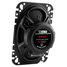 Load image into Gallery viewer, DS18 4x6in 45 Watts RMS 4 ohm 2-Way Coaxial System Universal Fit