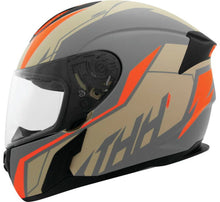 Load image into Gallery viewer, THH Helmets T810S Turbo Gray/Orange - XS