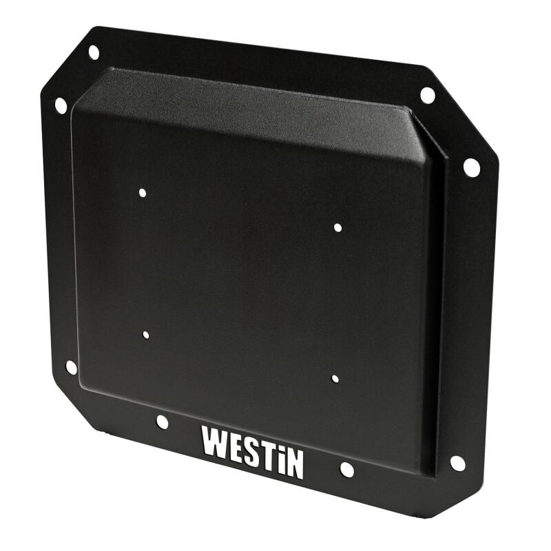 Westin 21-25 Ford Bronco (Excl. Sport) Spare Tire Delete Plate - Tex. Blk - GTR Auto