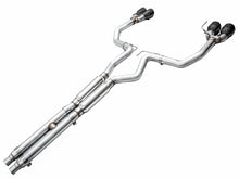 Load image into Gallery viewer, AWE 2024 Ford Mustang GT Fastback S650 RWD Track Edition Cat-Back Exhaust w/ Quad Diamond Black Tips