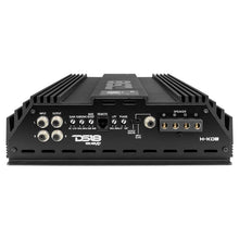 Load image into Gallery viewer, DS18 1-Channel Amp 15000 Burst/0.5ohm 8000/1ohm 4800/2ohm 2500/4ohm Watts RMS w/ Voltmeter Black