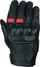 Load image into Gallery viewer, Speed and Strength Twist of Fate Leather Gloves Black/Red - XL 892323