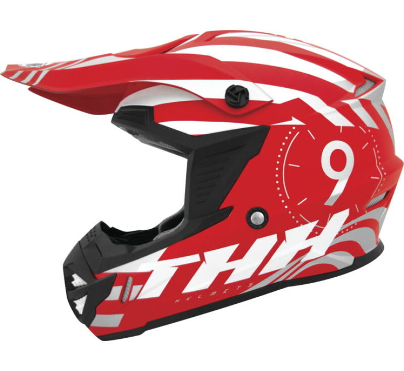 THH Helmets T730X Twister Red/Silver Youth - Medium