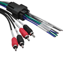 Load image into Gallery viewer, DS18 Plug and Play Harness For OEM Ride Command For 4-CH RCA Audio Signal and Remote Turn-on