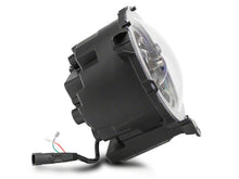Load image into Gallery viewer, Raxiom 18-23 Jeep Wrangler JL Axial Series 9-In LED Angel Eye Headlights- Black Housing (Clear Lens)
