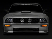 Load image into Gallery viewer, Raxiom 05-09 Ford Mustang Excluding GT500 LED Halo Projector Headlights- Black Housing (Clear Lens)
