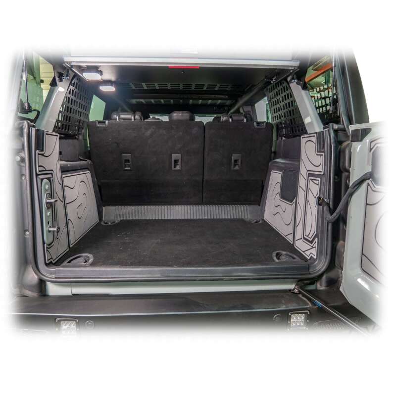 Turn Offroad 2021+ Ford Bronco Cargo Area Foam Protector Kit Black
