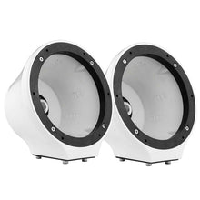 Load image into Gallery viewer, DS18 6.5in Marine And Powersports Universal Flat Mount Speaker Pod RGB LED Lights- Carbon Fiber