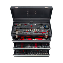 Load image into Gallery viewer, BikeMaster 3 Drawer Toolbox -  Includes 129 Piece Tool Set