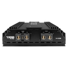 Load image into Gallery viewer, DS18 1-Channel Amp 9200 Burst/0.5ohm 5000/1ohm 3500/2ohm 2200/4ohm Watts RMS w/ Voltmeter Black