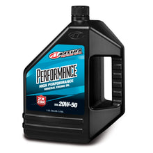 Load image into Gallery viewer, Maxima Performance Auto Performance Straight 50wt Mineral Engine Oil - Gallon