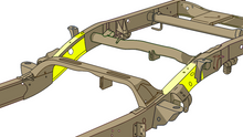 Load image into Gallery viewer, Rust Buster 1999-2006 Chevy &amp; GMC Pick Up Truck ward Rear Frame Repair Kit - Left