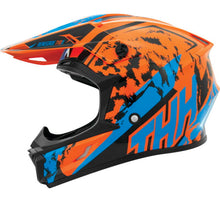 Load image into Gallery viewer, THH Helmets T710XR Renegade Orange/Blue Youth - Medium