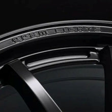 Load image into Gallery viewer, Gram Lights 57NR LIMITED II 18x8.5 +38 5-100 Semigloss Black Wheel w/ Black Cap/Stickers/Air Valve