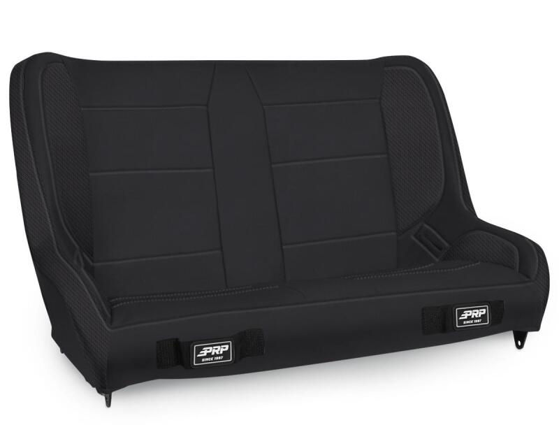PRP Jeep Wrangler TJ/LJ/JK Elite Series Rear Bench- Black Vinyl A9236-39-201