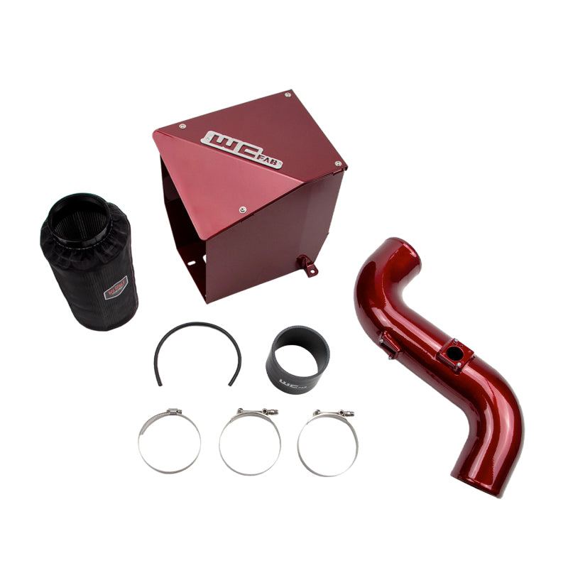 Wehrli 11-16 Chevrolet Duramax LML 4in Intake Kit - WCFab Red - GTR Auto