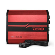 Load image into Gallery viewer, DS18 1-Channel SXE Amplifier Class D 500/1ohm 350/2ohm 200/4ohm Watts RMS- Red