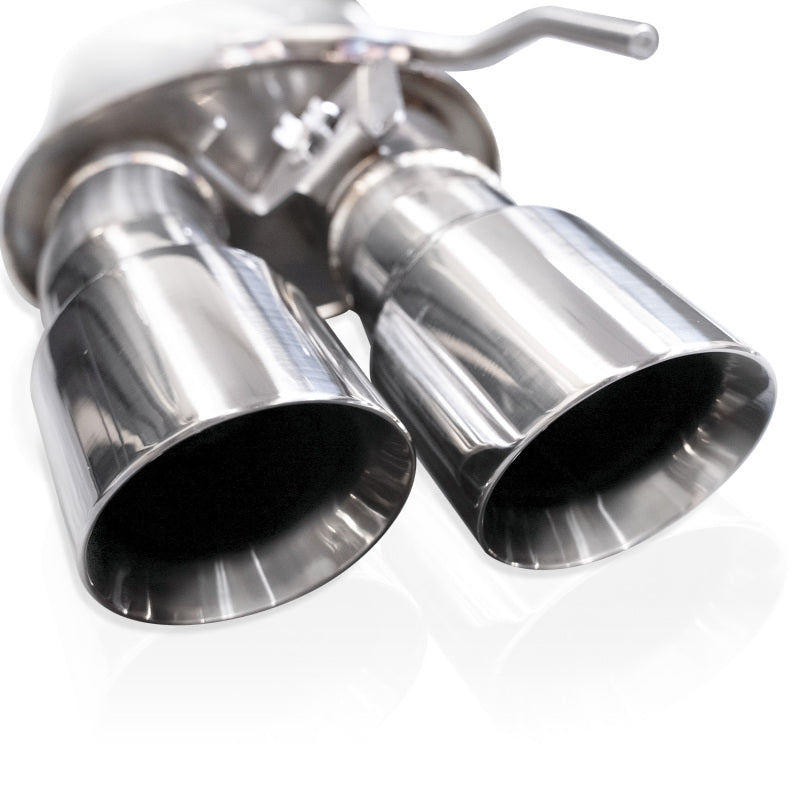 Stainless Works 2024 Mustang GT Catback Quad Tips Redline Sound H-Pipe Performance Connect Exhaust
