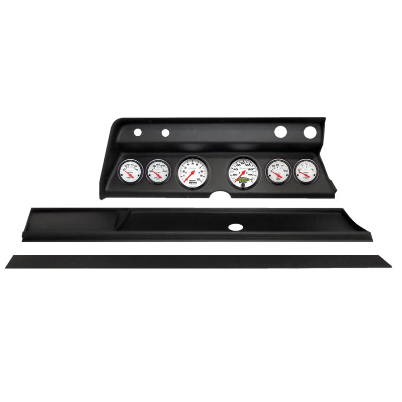 Autometer Phantom Direct Fit Dash Kit 1966 Chevy Chevelle (2 x 3-3/8in. / 4 x 2-1/16in.) 2931-09
