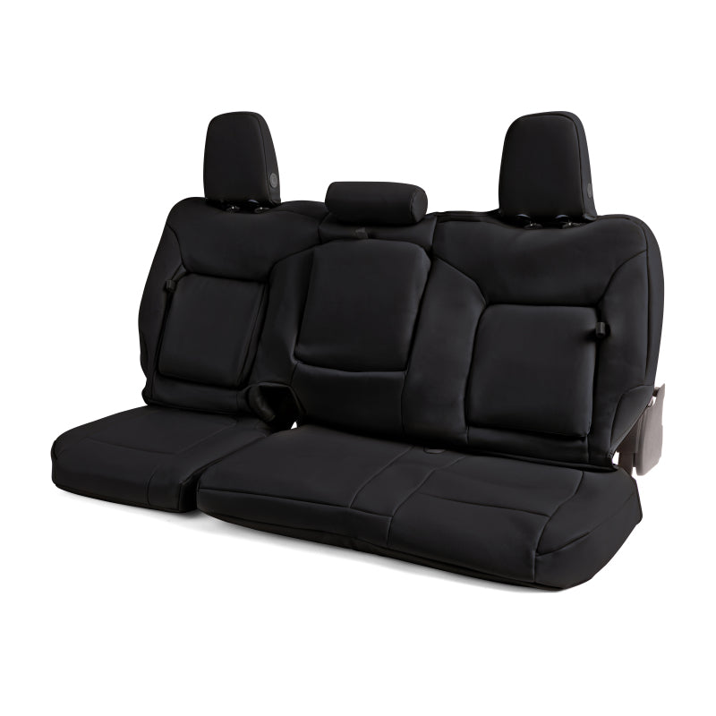 Covercraft 15-22 Chevrolet Colorado/GMC Leatherette PrecisionFit Front Row Seat Covers - Blk