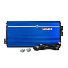 Load image into Gallery viewer, DS18 1-Channel Amp Class D Full-Range Monoblock 5000 Watts RMS/1ohm DPIV1/0 Terminals Included Blue