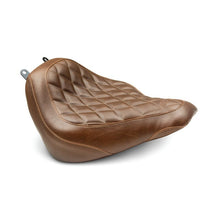 Load image into Gallery viewer, Mustang 18-21 Harley Heritage Classic, Deluxe Wide Tripper Solo Seat Diamond Stitch - Brown
