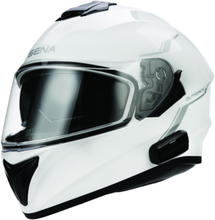 Load image into Gallery viewer, Sena Technologies Outforce Full Face Bluetooth Helmet Glossy White - XL