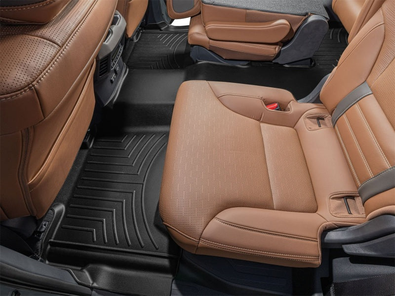 WeatherTech 23-26 Toyota Sequoia 2nd Row Rear FloorLiner - Black 4417844
