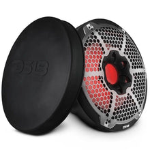Load image into Gallery viewer, DS18 Subwoofer &amp; Enclosure 10in 300 Watts RMS 4 ohm SVC Black w/ Covers