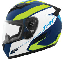 Load image into Gallery viewer, THH Helmets TS-80 Vision Blue/Yellow - Medium
