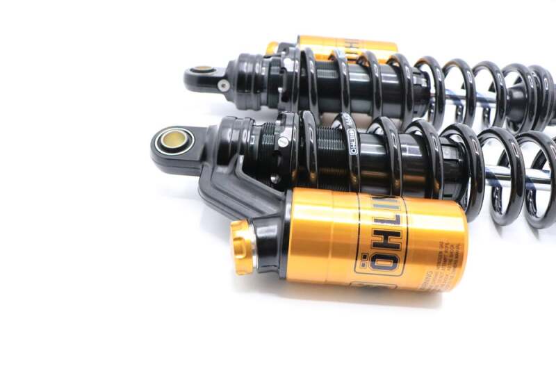 Ohlins 91-17 Harley-Davidson Dyna FXD STX 36 Blackline Shock Absorber w/ Gold Accents HD 764LE