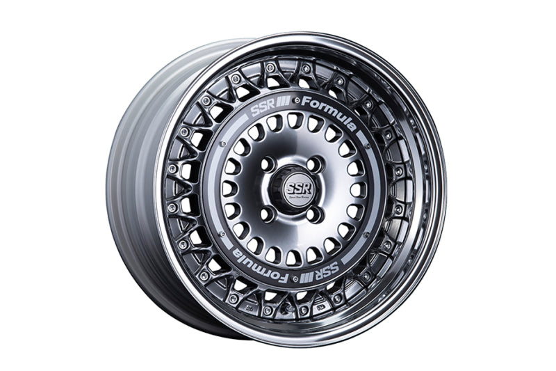 SSR Formula Aero Mesh 18X9.5 +22 Offset MD-Disk 5x114.3 Formula Silver Wheel (S/O - NO CANCEL)