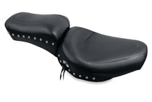Load image into Gallery viewer, Mustang 58-84 Harley FX/FL Standard Touring 1PC Seat w/Studs - Black