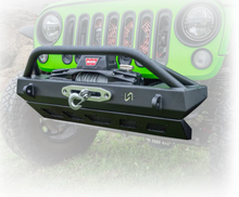 Load image into Gallery viewer, Turn Offroad 2007+ Jeep JK/JL/JT Front Bumper W/Welded Bull Bar &amp; Skid Plate