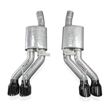 Load image into Gallery viewer, Stainless Works 22-25 Cadillac CT5-V Blackwing Axle Back Exhaust - Black Chrome Tips