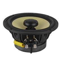 Load image into Gallery viewer, DS18 Deluxe Quality 6.5in Coaxial 150 Watts RMS 4 ohm Yellow Straw + Composite Foam Cone